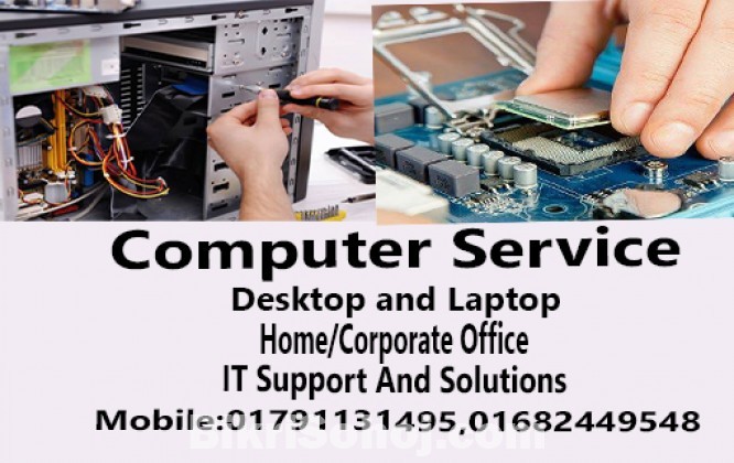 Computer service provided at Home/Corporate Office